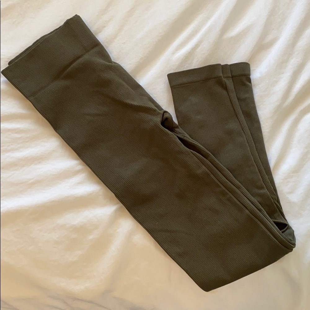 Free people FP Movement Olive Green Leggings